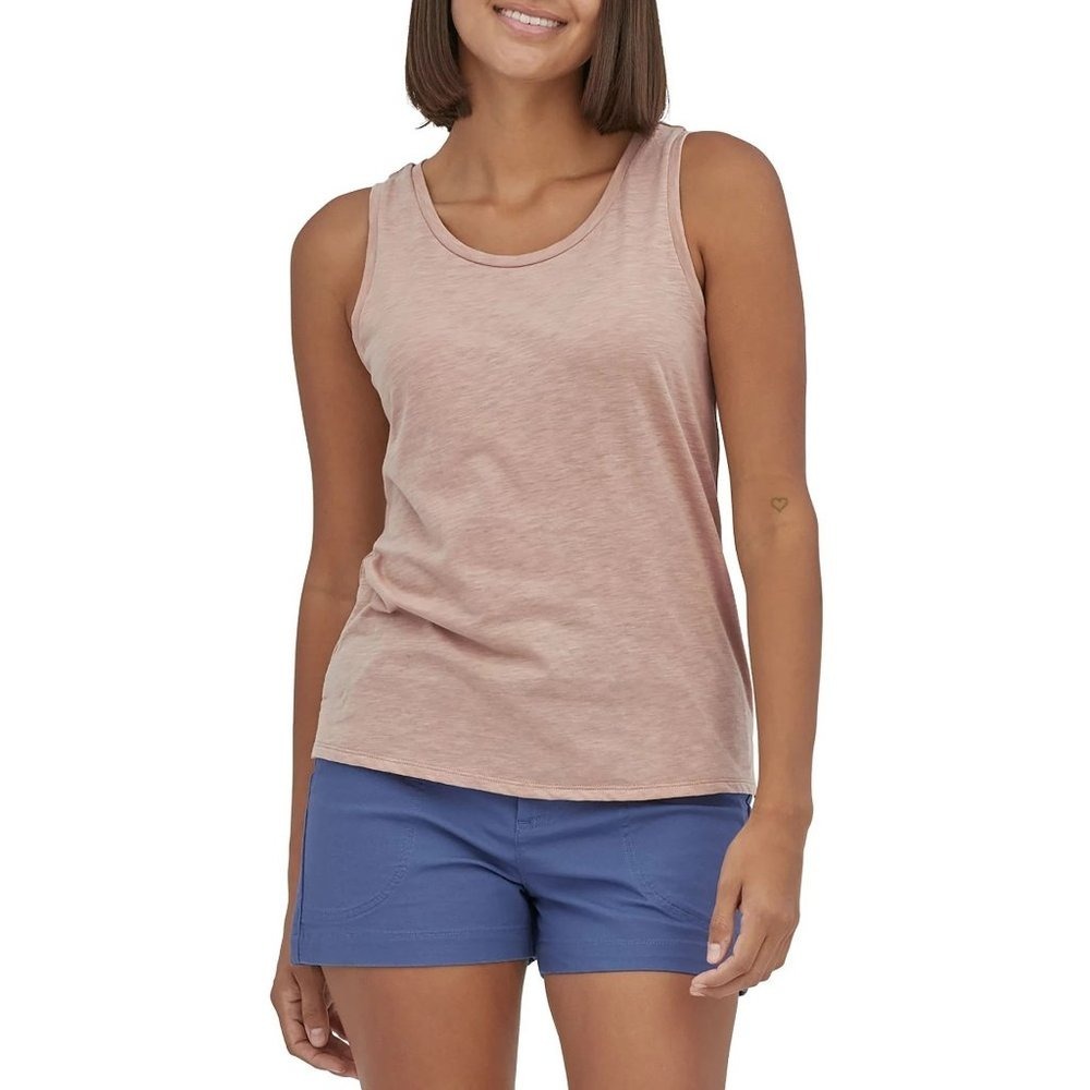 Patagonia Women's Light Pink Organic Cotton Tank Top